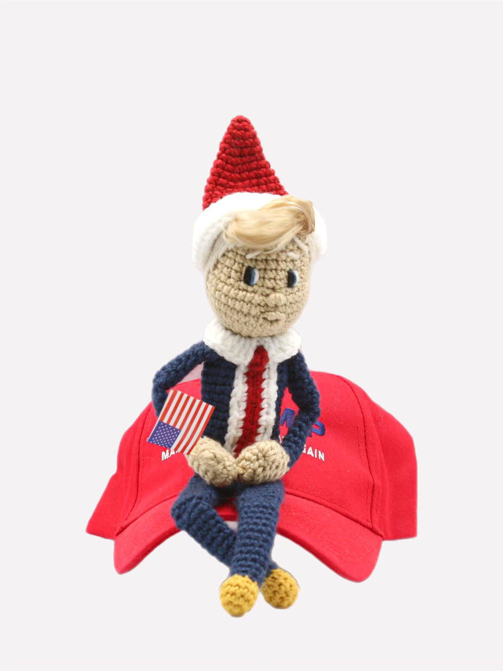 Trump on the Stump: The Crochet Christmas Elf