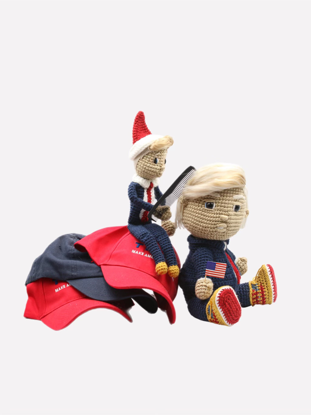 Ultra MAGA Crochet Doll: A Whimsical Tribute to President Donald J. Trump