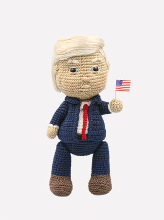 Crochet trump doll cheap