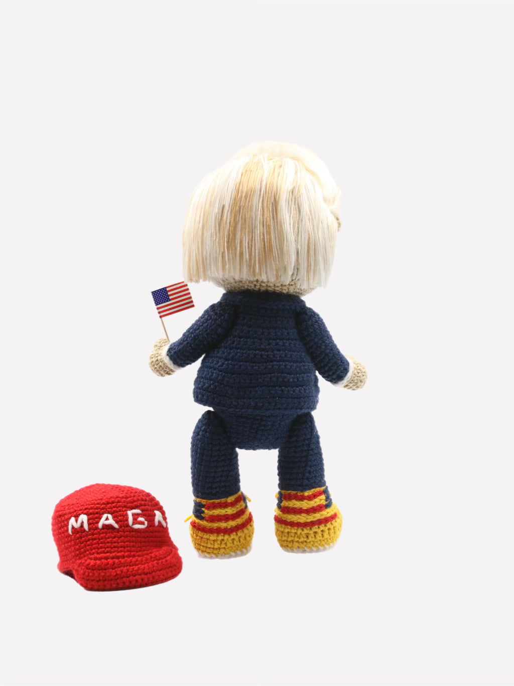 Ultra MAGA Crochet Doll: A Whimsical Tribute to President Donald J. Trump